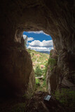 Fototapeta Mapy - Beautiful Potpece cave entrance in west Serbia