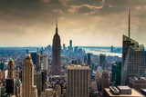 Fototapeta  - High rise buildings in Manhattan , New York.
