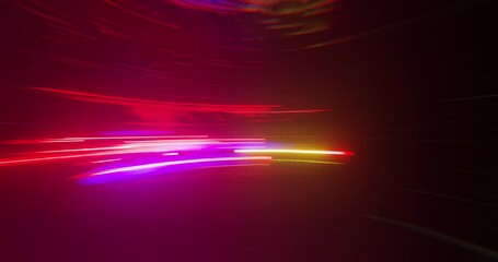 Wall Mural - abstract technology fast light strokes background. high speed technology internet background with gl