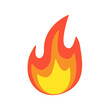 © anuwat - Vector Collection of Flame. Simple fireball design Campfire and fire prevention ideas