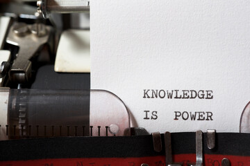 Wall Mural - Knowledge is power