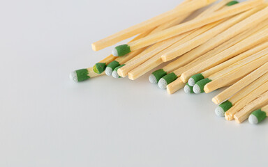 match isolated on white background