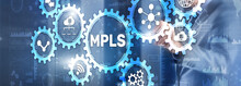 MPLS. Multiprotocol Label Switching On Virtual Screen. 2021