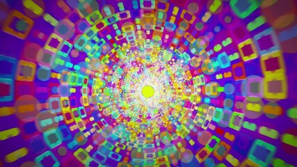 Wall Mural - multi colored binary code background