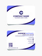 © iestudio - ID Card design template for bussiness with landscape layout. vector illustration.