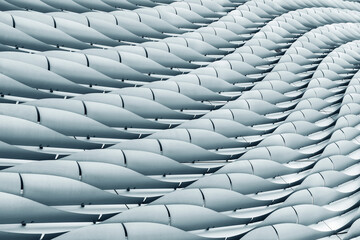 Aufkleber - Exterior of modern architecture. Building abstract background