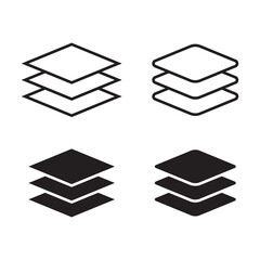 Layers icon . Vector illustration