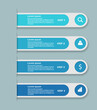 © CHAIYAPHON - Vector infographics design template on the white background, diagram, annual report, web design. Business concept with 4 step, steps or processes.