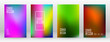 © Сашка Шаргаева - Pastel Soft. Rainbow Gradient Set Color Background