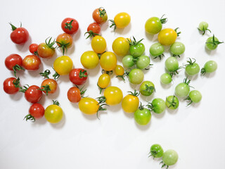 tomatoes on white background 2