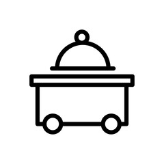 Sticker - food trolley