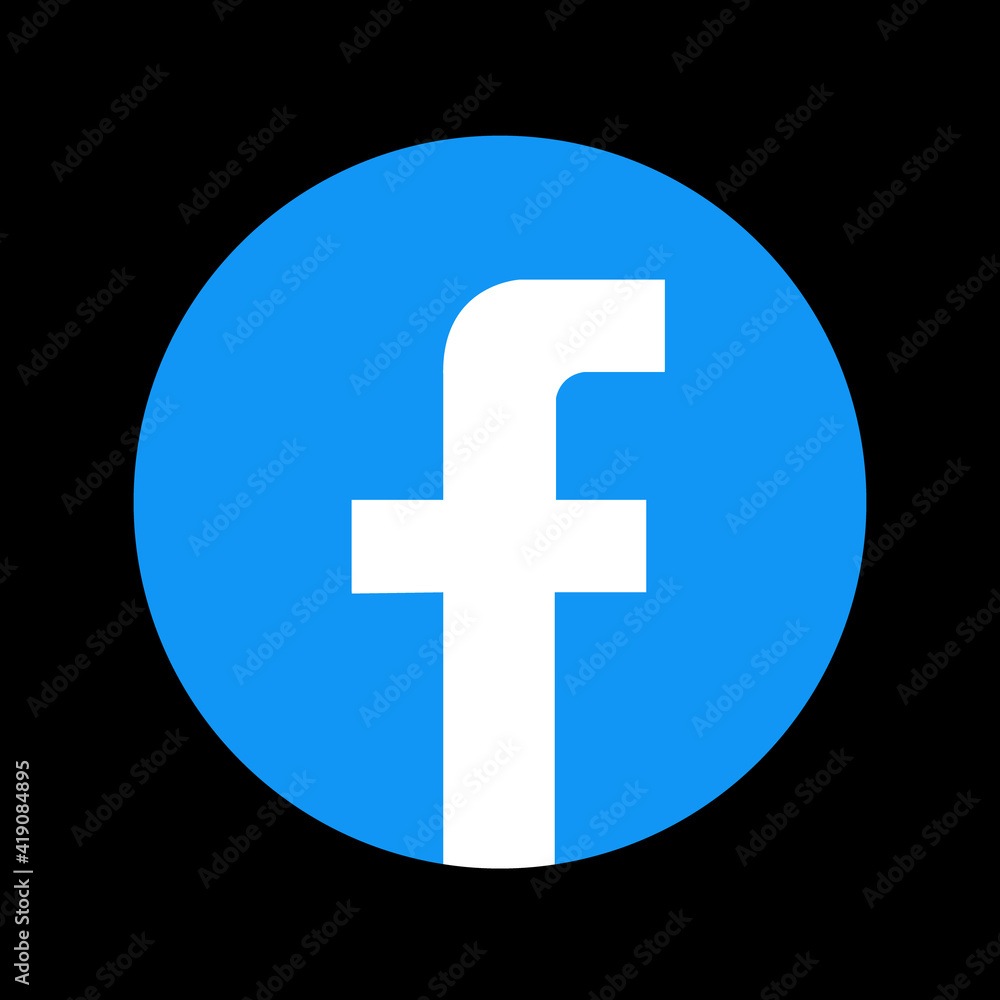 Facebook Messenger Lite black Logo PNG, SVG, AI Vector – Free Download, image size:1000x1000