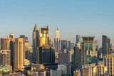 Fototapeta  - modern city background of shanghai in morning
