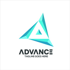 Wall Mural - advance logo exclusive design inspiration