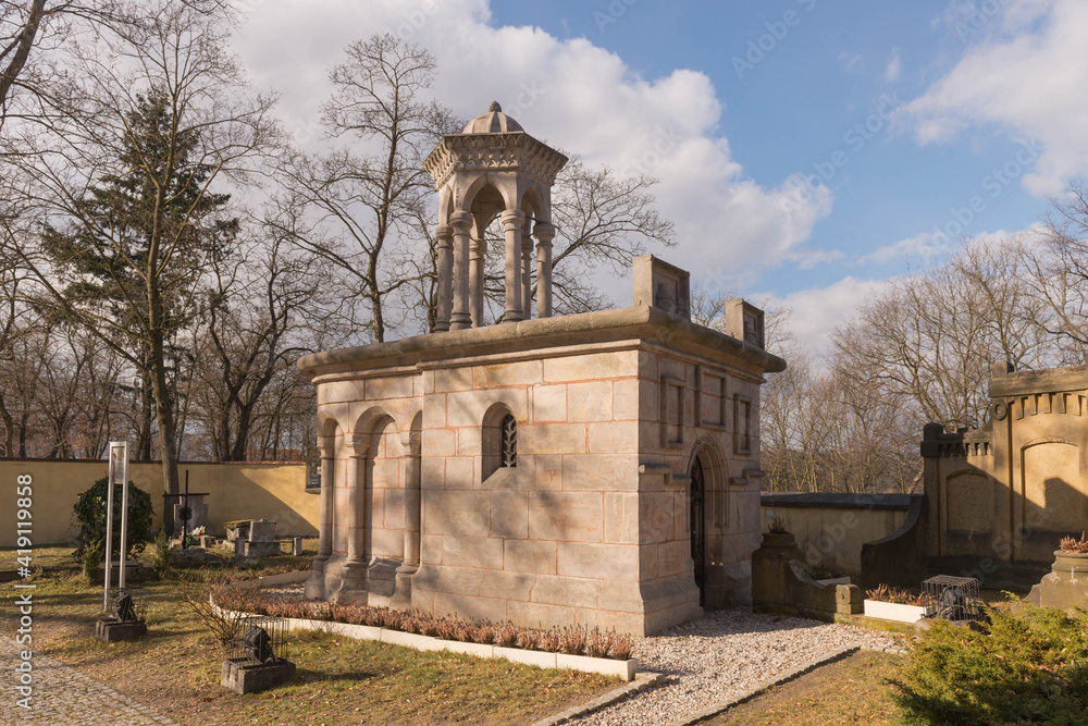 Kaplica Grobu Bożego w mieście Żagań. - obrazy, fototapety, plakaty 