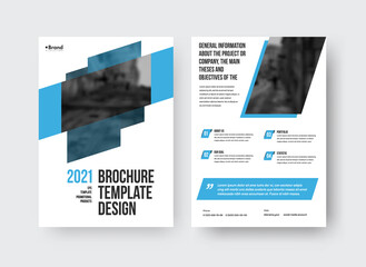 Canvas Print - vector brochure template with design