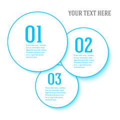 Wall Mural - design elements business presentation template. vector illustration style infographics / web banners