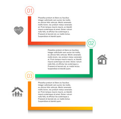 Wall Mural - design elements loop style background business presentation template. vector illustration eps 10 for