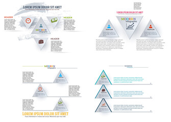 Wall Mural - design elements infographic style background business presentation template. vector illustration eps
