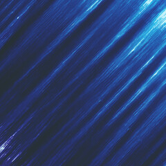 Wall Mural - Abstract blue water lines vector background. Smooth wave motion with bright saturated gradient.
