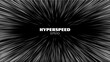 © amiak - Hyperspeed vector background. Hyper speed hyperspace star travel. Warp speed light futuristic background. Warp jump