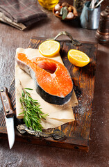 Canvas Print - salmon