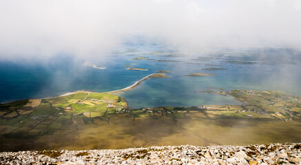 Wall Mural - View from Croagh Patrick
