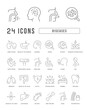 © M.Style - Set of linear icons of Diseases