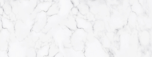 Sticker - Panorama white marble stone texture for background or luxurious tiles floor and wallpaper decorative design.