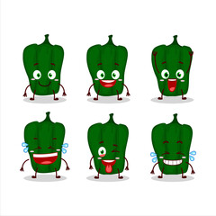 Poster - Cartoon character of new poblano with smile expression