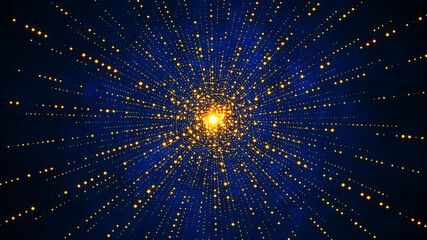 Wall Mural - Abstract background with stars. Popular, modern, christmas, new year, holliday, wedding background. 3d render