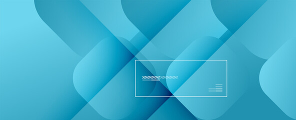 Square shapes composition geometric abstract background. 3D shadow effects and fluid gradients. Modern overlapping forms