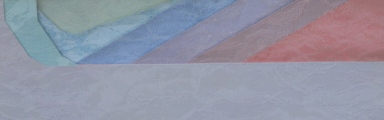 Wall Mural - background samples of cut colored paper