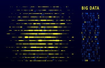 Abstract artificial intelligence element.