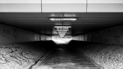 Wall Mural - light in the tunnel