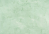 Fototapeta Do pokoju - Pastel green textured painted concrete background for invitations and banners.