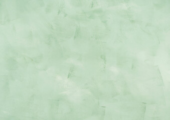 Pastel green textured painted concrete background for invitations and banners.