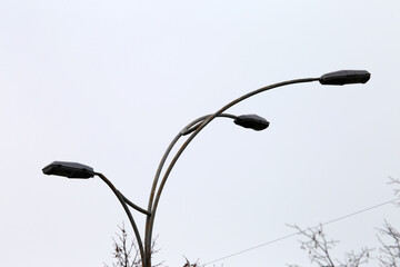 street lamp against the sky