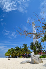 the lighthouse on the beach