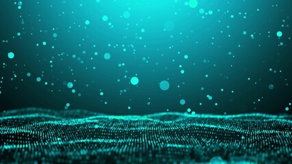 Binary code digital information technology background seamless loop computer generates graphics