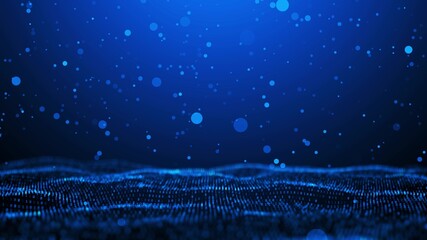 Binary code digital information technology background seamless loop computer generates graphics