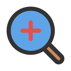 Poster - Magnifying glass icon