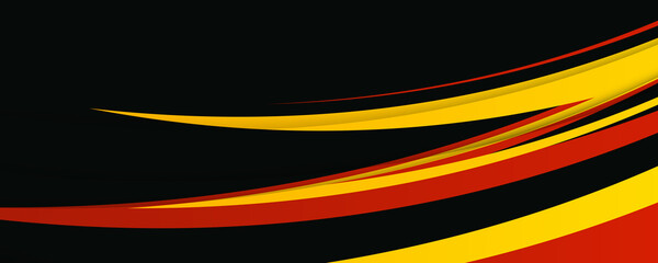 Abstract black red yellow illustration design vector background