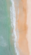 © Jordi Bataller/ADDICTIVE STOCK - Spectacular drone view of turquoise ocean with foamy waves washing sandy beach on sunny day in Australia