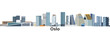 © brichuas - Oslo city skyline vector illustration