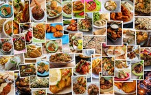 World Cuisine Chicken Collage