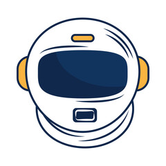 Wall Mural - astronaut helmet icon