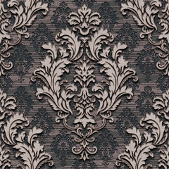 Wall Mural - Wallpaper classic pattern background 