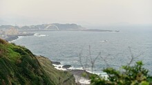 Timelapse View Of Badouzi Fishing Harbor.