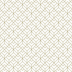  Seamless geometric pattern . Brown on white background .Average thickness lines .